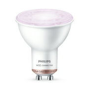 Philips Smart Wi-Fi Connected LED 50-Watt GU10 Light Bulb, Color, Dimmable (1-Pack)