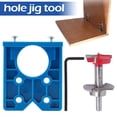 thumbnail image 1 of ODOMY 35mm Drilling Door Locator Concealed Hinge Jig Drill Guide Boring Hole Drill Guide, 1 of 9