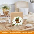 thumbnail image 5 of Qxltty St Patricks Dachshund in A Shamrock Hat Pattern Acrylic Napkin Holder Set of 2 Transparent Dining Table Kitchen Cafeteria Home Decor 4.1x4.9x1.97in, 5 of 9