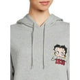 thumbnail image 4 of Betty Boop Juniors Pullover Hoodie with Long Sleeves, Sizes XS-3XL, 4 of 5