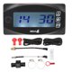 thumbnail image 2 of Medidor de Temperatura de Voltaje de la Motocicleta Temperatura del Agua de la Motocicleta Medidor DC12V Pantalla LCD Luz de Fondo Azul Impermeable Universal para Moto ANGGREK  Otros, 2 of 8