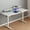 White, variant on 63 x 24 Inches Standing Desk with 2 Adjustable Monitor Shelves,  Electric Stand Up Desk Adjustable Height from 28-46 inches for Home and Office, Walnut