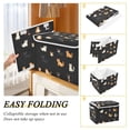 thumbnail image 2 of Yayeee Collapsible Cube Storage Bin with Lid Fabric Closet Decorative Basket with Handles, Pixel Cat, 2 of 7