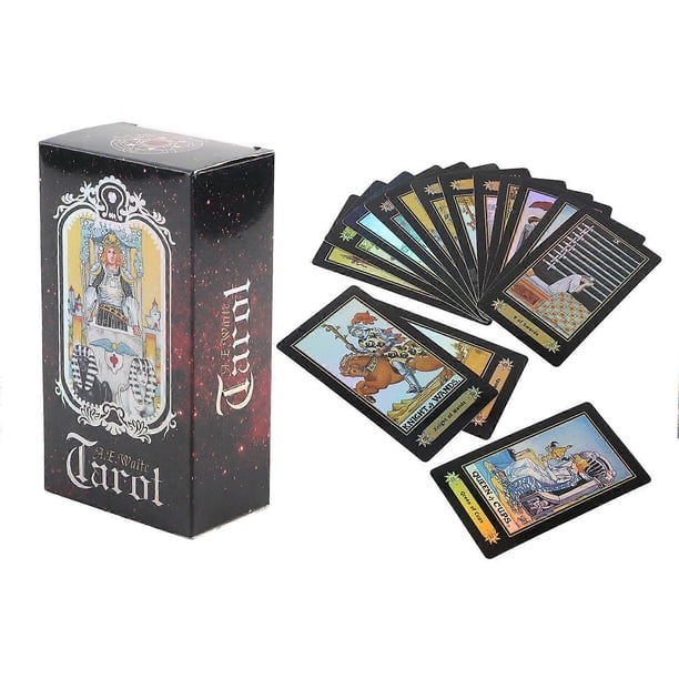 1Set English Edition Waite Tarot Future Fate Indicator Forecasting Cards Deck Game