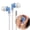 Sky Blue, variant on Headphones Noise Cancelling Headphones Wireless Headphones Colorful In Ear Headphones Wired 3.5mm Earbuds For Mobile And Tablet