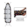 thumbnail image 4 of HELLHERO Ironing Board Covers for Adjustable Elastic Edge Fit 15 x 54 inch Dust - Proof Polyester Fabric Easy Installation Pop Art Colourful Floral, 4 of 5