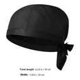 thumbnail image 2 of unbranded 8Ud Chef Hat Negro Para Uso En Restaurante Cocina Y Barbacoa Profesional Y Seguro, 2 of 8