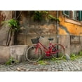 thumbnail image 2 of Frank, Assaf 24x19 White Modern Wood Framed Museum Art Print Titled - Bicycle outside old building, Rome, Italy, 2 of 4