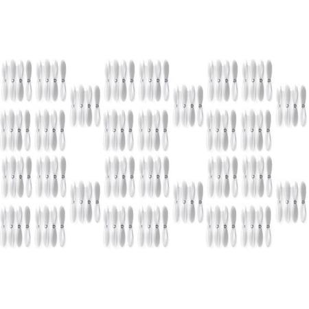 HobbyFlip Clear Propeller Blades Props 5x Propellers Transparent Compatible with Hubsan X4 H107L 6 Pack