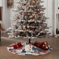 thumbnail image 4 of Bingfone Christmas Tree Skirt Mat Christmas Decoration Interior 30" -Marine Sailing, 4 of 6
