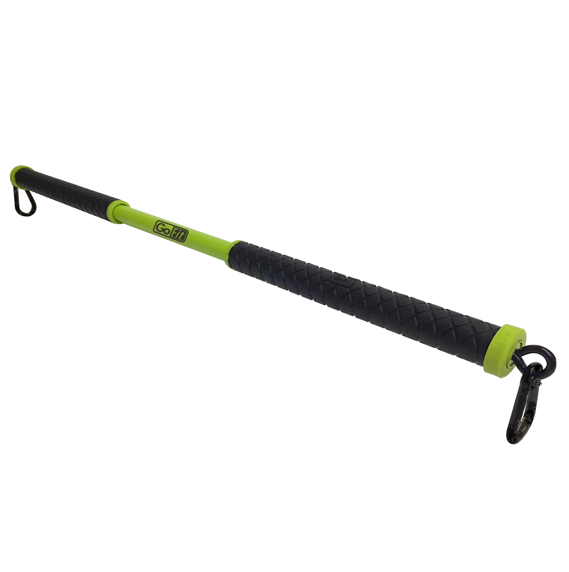 GoFit Resist-a-Bar – Workout Resistance Band Bar for Home Gym, 20-100 lbs
