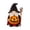 as shown, variant on BallsFHK Halloween Gnome – 5'' Pumpkin Wizard Figurine with Skull Staff, Spider Web Hat & Cloak – Cute Spooky Decor or Gifts for Indoor Halloween Table Decorations
