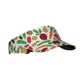 thumbnail image 2 of Easygdp Vegetables Stretchy Visor - Unisex Visor Hat for Men and Women, UPF 50 Sun Protection Visor, Ultra-Light, 2 of 8