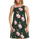 thumbnail image 1 of Fotbe Pink Sleeping Fox Vestido de Verano sin Mangas para Mujer – Vestido Midi Línea A, Estilo Camiseta Floral, Vestido Playero Casual y Fluido, 1 of 7