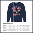 thumbnail image 7 of Just a Girl Who Loves Bigfoot Sweatshirt Sasquatch Fan Cryptid Cute Gift Vintage Sunset Wildlife Camping Crewneck, 7 of 7