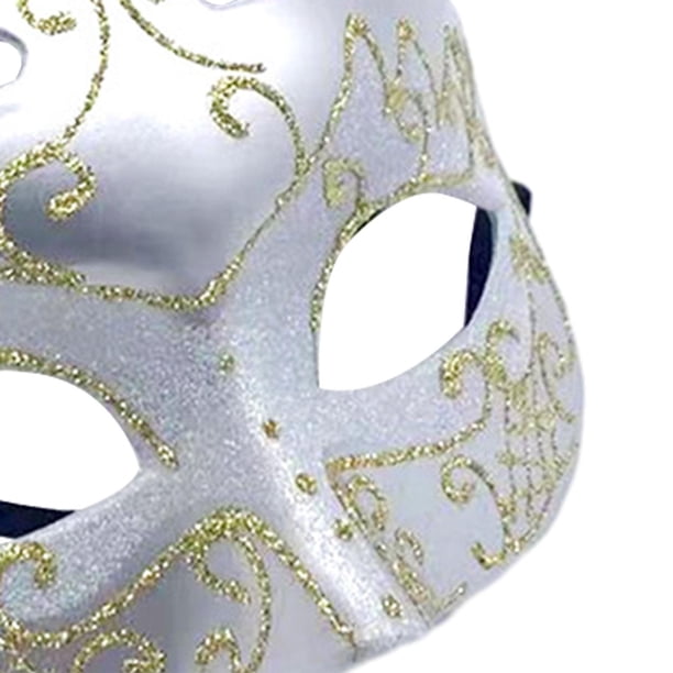 Pack De 4 Máscaras De Carnaval - Cara Completa, Blancas Y Negras, Para Fiestas Y Disfraces