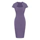 thumbnail image 1 of Vestido Tubo De Tweed Con Mangas Cortas Y Envuelto En Las, 1 of 5