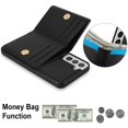thumbnail image 2 of ELEHOLD Case for Samsung Galaxy S22 Plus,Business PU Leather Stand Case with Card Holder & Ring Holder,Black, 2 of 7