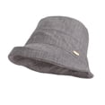 thumbnail image 4 of Gpoecd Sun Hat for Women Breathable Summer Sun for Wide Brim Fisherman Cap Lightweight UPF Sun Outdoor Casual Beach Hats for Women Grey_001,One Size, 4 of 6