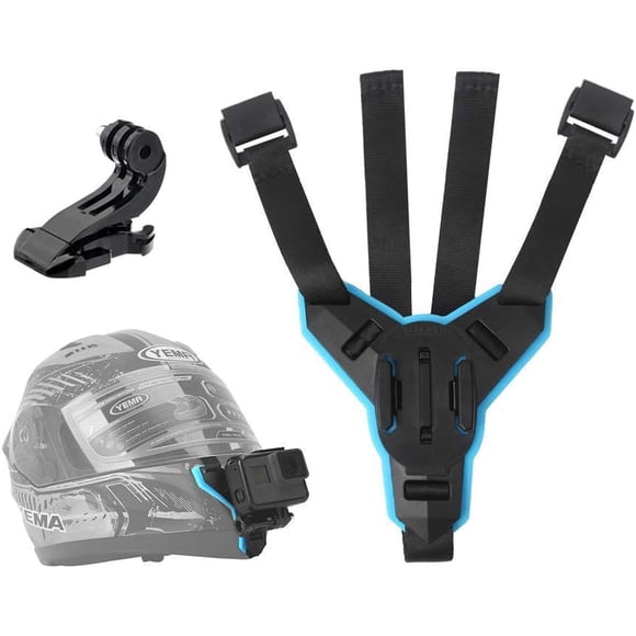 Support de Menton avant pour Casque de Moto GoPro Hero 2018/6/5/4/3, Session, SJCAM, AKASO, Campark,
