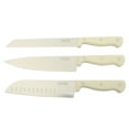 thumbnail image 6 of Martha Stewart Everyday Keswick 14-Piece Stainless Steel kitchen Knife Set with Wood Block, Cream, 6 of 14