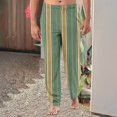 thumbnail image 2 of Stamzod Mens Pajama Pants Stripe Colorblock Cotton Pajama Bottoms Lightweight Lounge Pants Loose Fit Tapered Pj Pants for Men on Sale, 2 of 6
