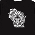 thumbnail image 4 of Inktastic Wisconsin Silhouette Mandala Boys or Girls Long Sleeve Toddler T-Shirt, 4 of 5