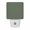 Green, variant on Olive Green Night Light, Deep Green Color Solid Background Autumnal Rustic Farmhouse Plug in Night Lights with Dusk to Dawn Sensor, Energy Saving Green LED Nightlight for Bedroom Bathroom