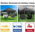 thumbnail image 2 of Instahibit 10x10 ft Pop Up Canopy Tent Commercial Instant Shelter Flea Market Vendor Tent Outdoor InstaHibit Modern, 2 of 11