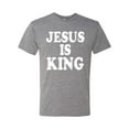 thumbnail image 2 of Jesus Is King Bible Scripture | Mens Christian Premium Tri Blend T-Shirt, Premium Heather, Medium, 2 of 3