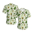 thumbnail image 3 of Goofa Green Avocado Pattern Women's Slim-Fit Short-Sleeve V-Neck T-Shirt,Classic-Fit Short-Sleeve V-Neck T-Shirt-Medium, 3 of 5