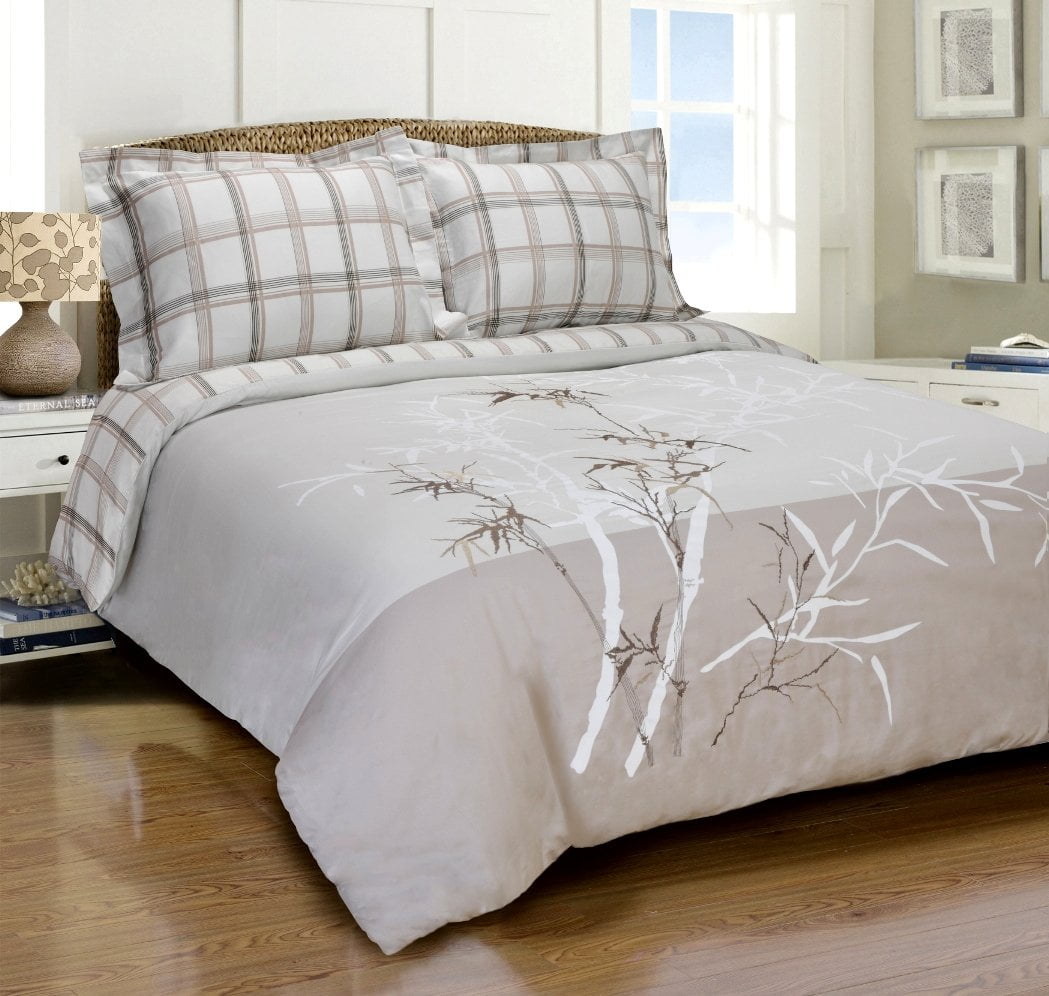 Elmwood 100 Cotton Reversible Embroidered Bamboo Duvet Cover Set King elmwood-100-cotton-reversible-embroidered-bamboo-duvet-cover-set-king