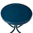 thumbnail image 3 of Afuera Living Modern Steel Metal Steel Patio End Table in Navy, 3 of 6
