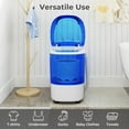 thumbnail image 5 of ARLIME Portable Washing Machine, 5.5 lbs Mini Top Load Washer with Removable Spin Dry Tub & Safety Cover, Compact Semi-Automatic Laundry Machine for Home Apartment RV Dorm, Blue/Gray (Blue), 5 of 9