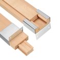 thumbnail image 1 of Unique Bargains 4pcs Wooden Drawer Slides with Metal Slide Glide Bracket, Wood Center Guide Track, 12' (30 CM), 1 of 5