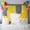 Yellow, variant on Yellow Grey Backdrop for Photoshoot,Photography Photo Studio Background Wall Backdrop,Modern Abstract Oil Painted Geometric Back Drop Banner Panel for Portraits Wedding Party Live Streaming 7x5Ft