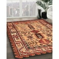 thumbnail image 2 of Ahgly Company Indoor Round Traditional Sand Brown Persian Area Rugs, 3' Round, 2 of 6