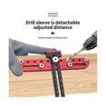 thumbnail image 2 of New Door Hole Handle Punch Locator Cabinet Drawer Handle Hole Drill Guide Sleeve Woodworking Tools, 2 of 5