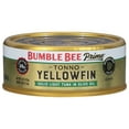 thumbnail image 2 of (4 pack) Bumble Bee Prime Tonno Yellowfin Tuna in Olive Oil, Wild Caught, Gluten Free, 28g Protein per Serving, Shelf Stable Can, 5 oz, 2 of 10