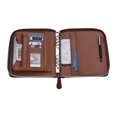 thumbnail image 1 of Professional PU Leather Padfolio Business Portfolio Holder Organizer Folder Document Storage with Zippered Closure Loose- Loop Card Slot, 1 of 7