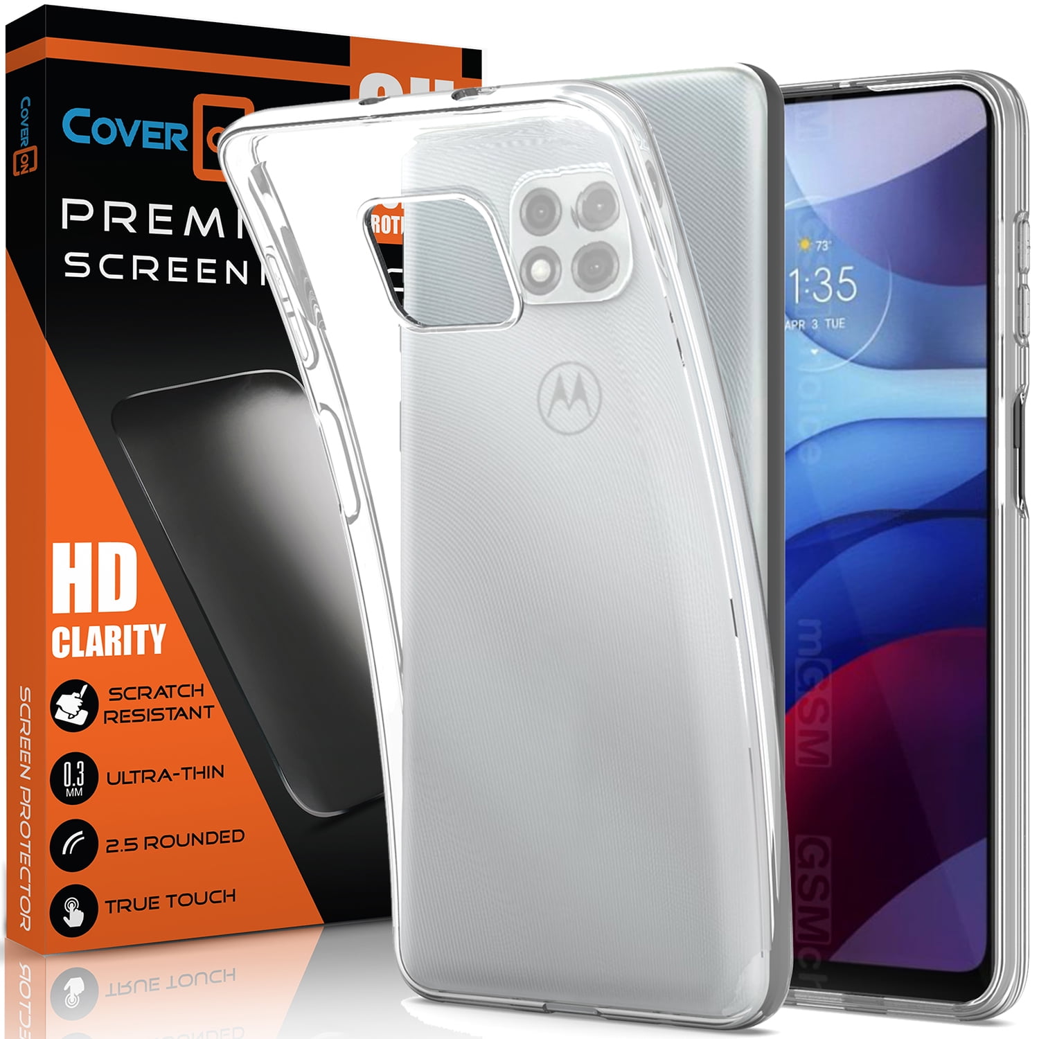 CoverON for Motorola Moto G Power 2021 Case with Screen Protector