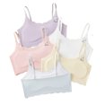 thumbnail image 3 of AJZIOJIRO 5 Pairs Kids Girls Seamless Stretch Bra Invisible Dig-Free Teen Bras Ultra Comfort Soft Bras, 3 of 9
