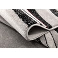 thumbnail image 5 of 5â€™ x 8â€™ Gray Modern Geometric Area Rug, 5 of 5
