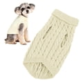thumbnail image 2 of Barhoo Warm Dog Sweater Soft Knitted Puppy Coat Winter Clothes Pure Color Sleeveless Pet Clothing for Small Medium Large Dogs Boys Girls Fashionable Comfortable Cold Weather Apparel 1 Pet Outfit, 2 of 9