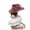 Wine, variant on CHENge Women's Derby Sun Hat Bowknot Organza Fascinator Hat Floral Bowler Hats Bridal Wedding Summer Mom-Hats