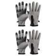 thumbnail image 1 of 2 pares de guantes cálidos para ejercicio de invierno impermeables para esquiar escalada gris SM SunniMix Guantes de deportes de invierno, 1 of 8