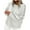 White, variant on qelini Sweaters for Women Plus Size Crewneck Pullover Knitted Sweaters Solid Long Sleeve Tops Trendy Warm Blouses
