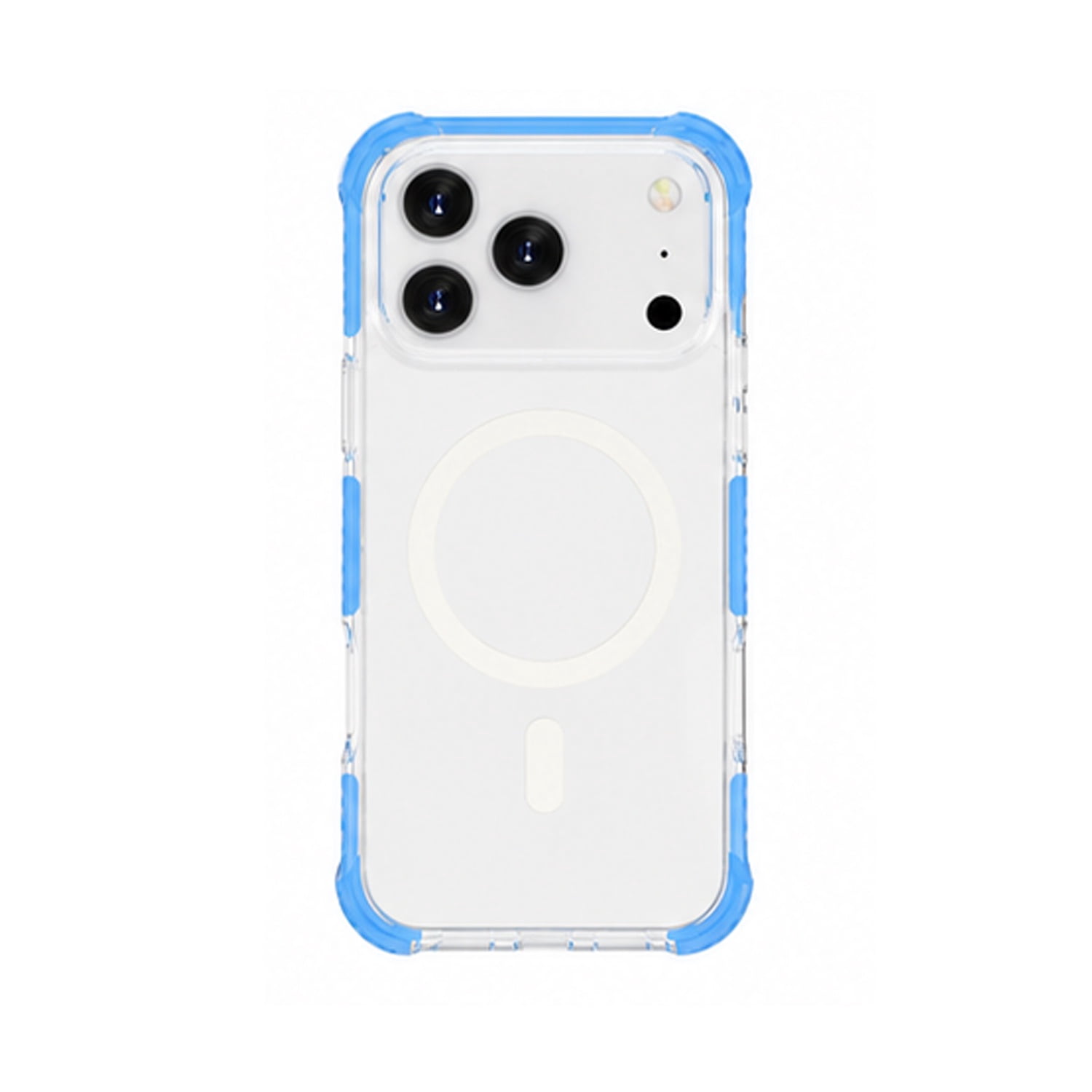 Lightweight Mesh Texture TPU Case for iPhone 17 Pro Max - Blue