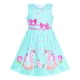 thumbnail image 1 of Vestido de Niña Verde Unicorn Flor Verano Vestido Veraniego 7-8 Años, 1 of 8