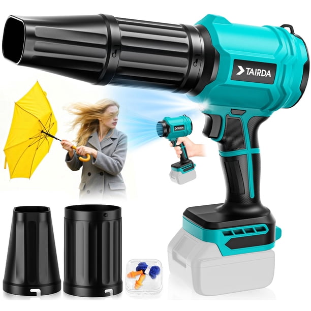 Soplador de hojas inalámbrico TAIRDA Mini Turbo Jet 18V para Makita